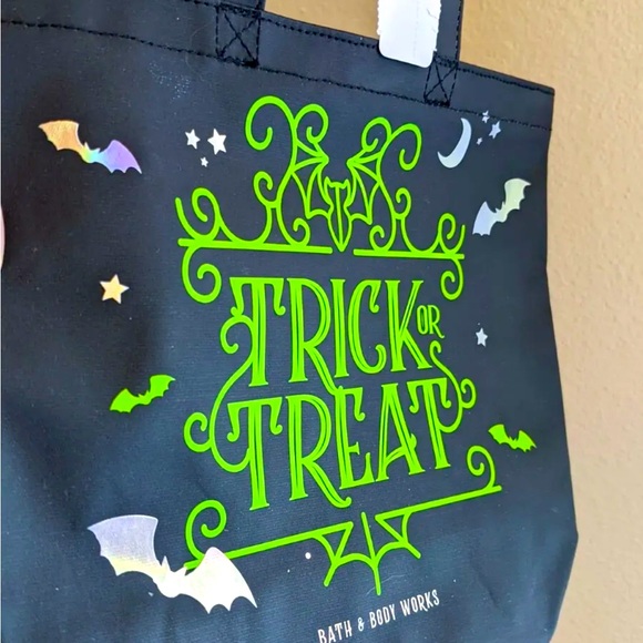 Glow In The Dark Halloween Tote Bag Bath and Body Works RARE - Picture 8 of 8